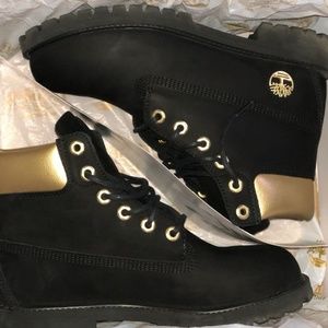 black and gold limited edition timberlands